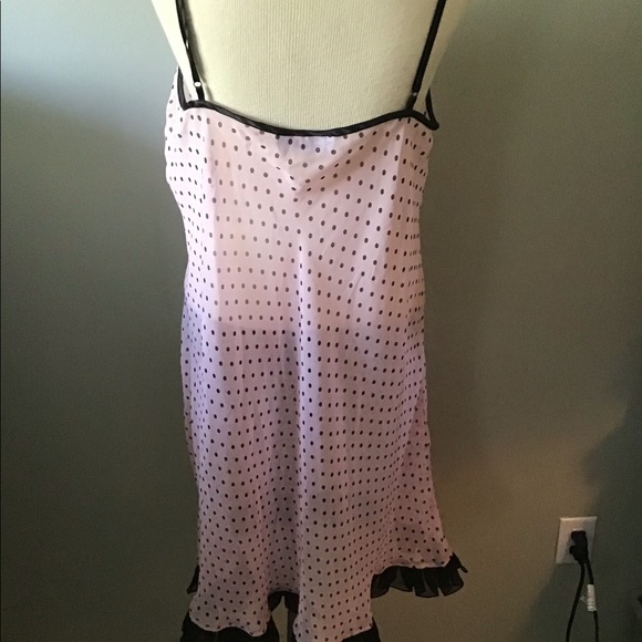 Pennington’s sexy plus-sized sheer, polka dot nightgown - Picture 5 of 7